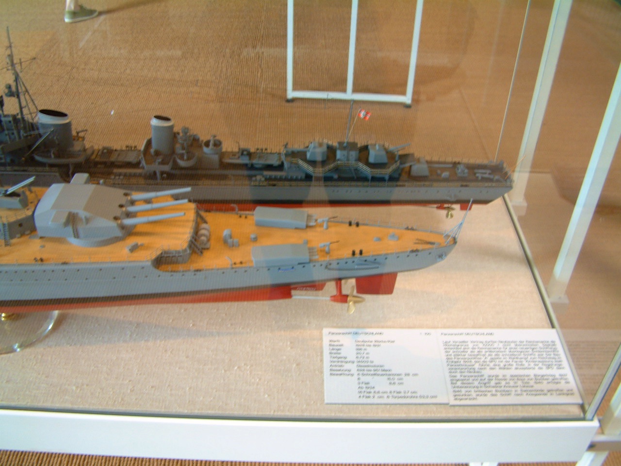 KM Deutschland pocket battleship, 1/100 Model Battleships & Knights